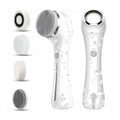 Facial Cleansing Brush, 2 in 1 Waterproof IPX7 Facial Spin Scrubber Set with 4 Brush Heads, Rechargeable Exfoliating Face Brush Eagle Beacon