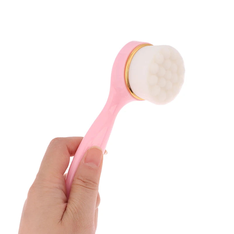 Handle Facial Washing Brush Exfoliating Face Brush Facial Brush Face Cleansing Brush For Lady Face Cleaning Women Eagle Beacon