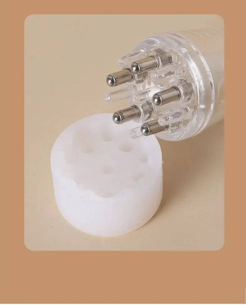Scalp Applicator Hair Regrowth & Styling Solution Guide Comb Hexagon Head Oil Roller Ball Massage Comb Massage Relaxation Tools Eagle Beacon