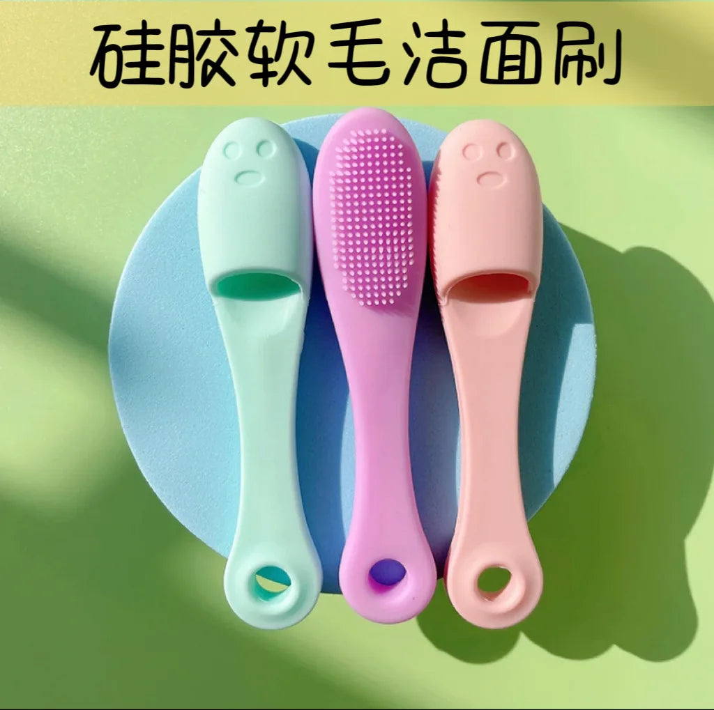 Facial Cleansing Brush Black Head Removal Brush Blackhead Double-sided Massage Brushes Beauty Cleaning Tool Facial Nasal Scrub Eagle Beacon