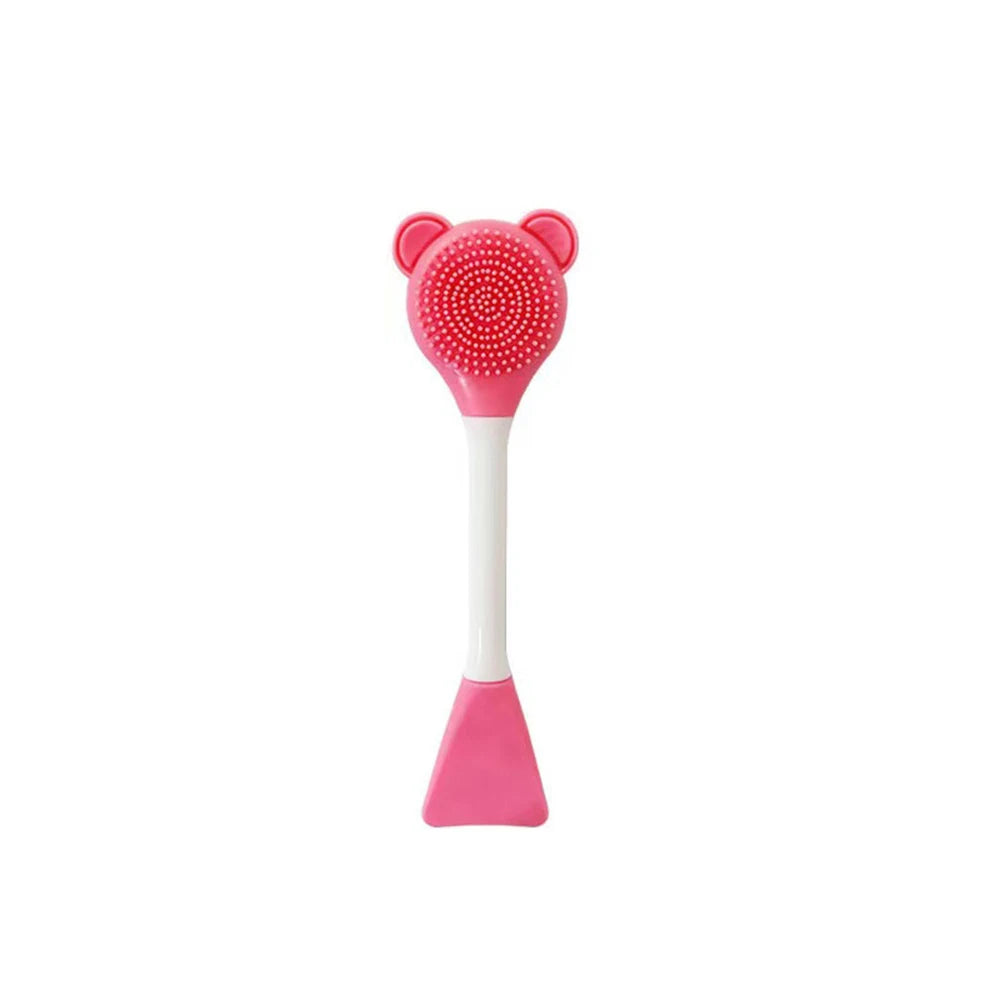 Cleansing Brush 2 In 1 Silicone Mask Brush And Facial Cleaning Brush Are Used For Exfoliation, Massage, Makeup Removal Skin Care Eagle Beacon