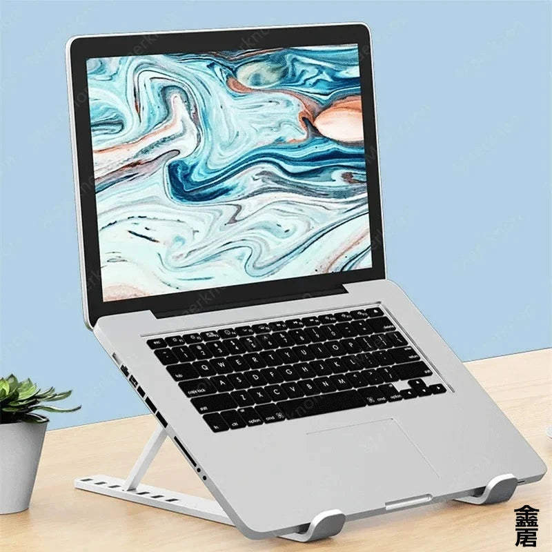 Portable foldable computer monitor stand, adjustable laptop stand, suitable for small-sized tablet dock accessories Eagle Beacon