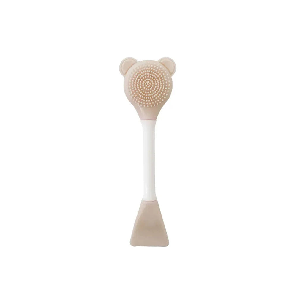 Cleansing Brush 2 In 1 Silicone Mask Brush And Facial Cleaning Brush Are Used For Exfoliation, Massage, Makeup Removal Skin Care Eagle Beacon