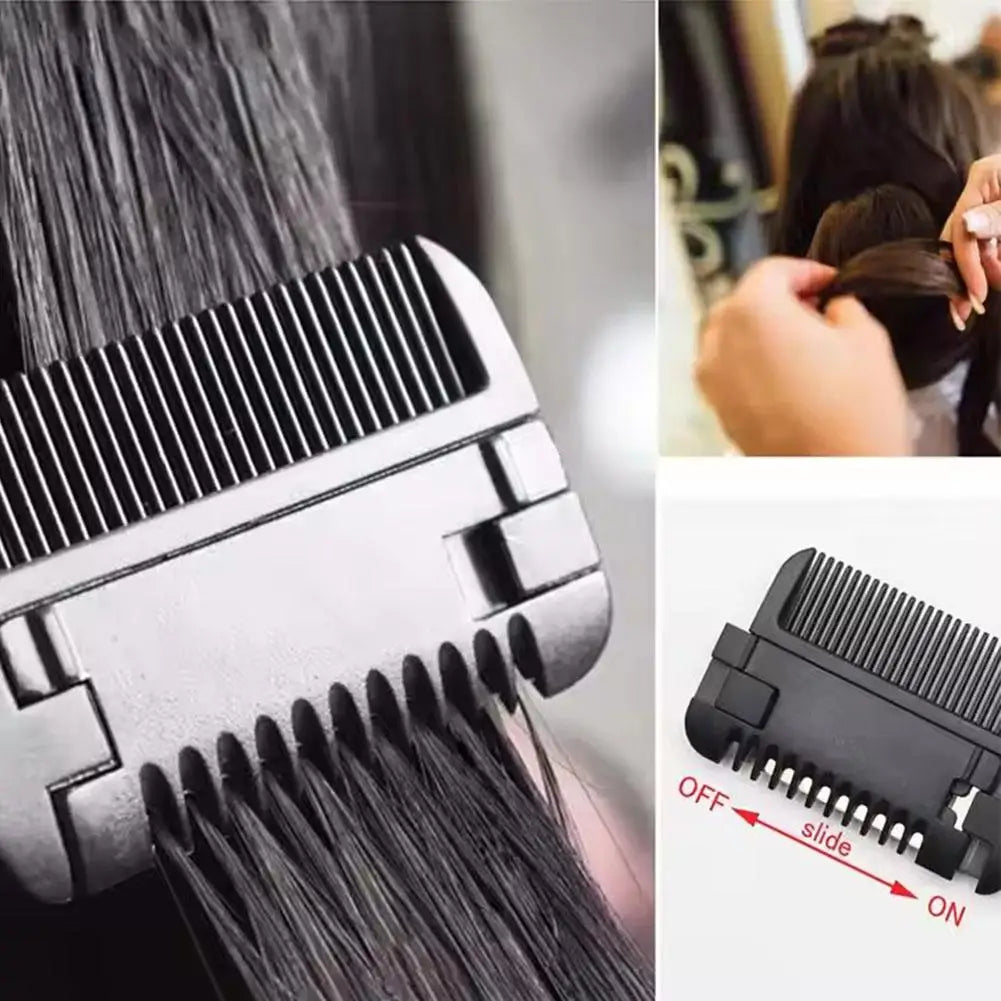 Haircut Brush With Razor Blades Haircut Comb Shaving Hair Trimmer Cutting Thinning Tools Barbershop Hairs Salon Styling Tools Eagle Beacon