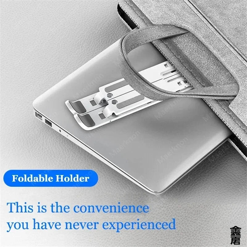 Portable foldable computer monitor stand, adjustable laptop stand, suitable for small-sized tablet dock accessories Eagle Beacon