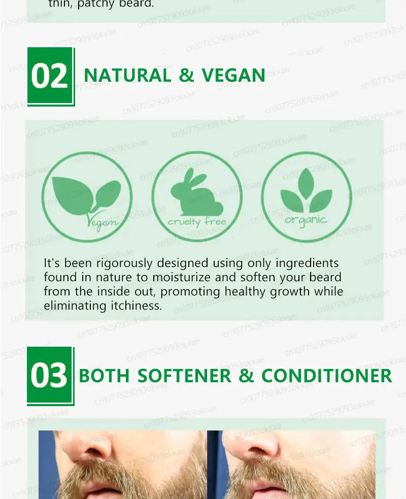 The most effective beard growth essence in 2025, grow a thick beard in 7 days. Chest hair, leg hair, beard and hair growth Eagle Beacon