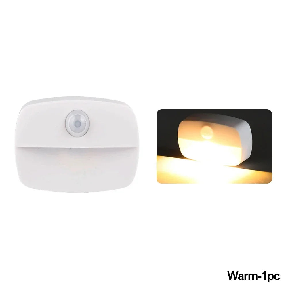 Motion Sensor Smart Led Night Light, Square Lens Eye Protection Bedside Lamp,for Wardrobe,Living Room,Bedroom,Staircase,Camping Eagle Beacon