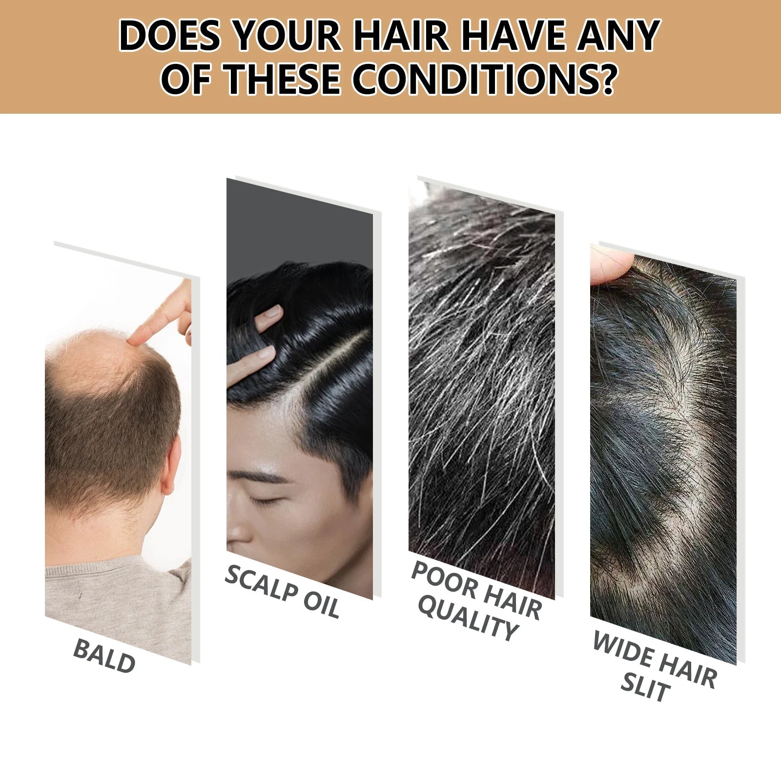 Hair Growth Shampoo for Men Strengthen Scalp Nourishing Anti Hair Loss Moisturizing Repairing Non-greasy Oil Control Clean 100ml Eagle Beacon