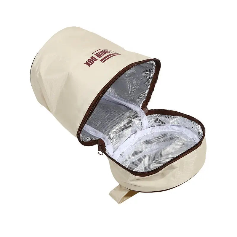Portable lunch bag food insulated box Waterproof shoulder strap insulated box, hand-held lunch box bag, fresh aluminum Eagle Aerie