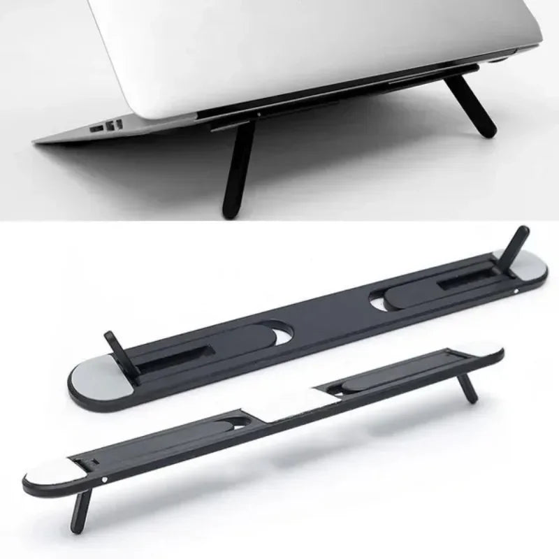 Foldable Portable Laptop Stand Adjustable Ergonomic Notebook Holder Cooling Bracket Riser Universal Desk Stand Accessories Eagle Beacon