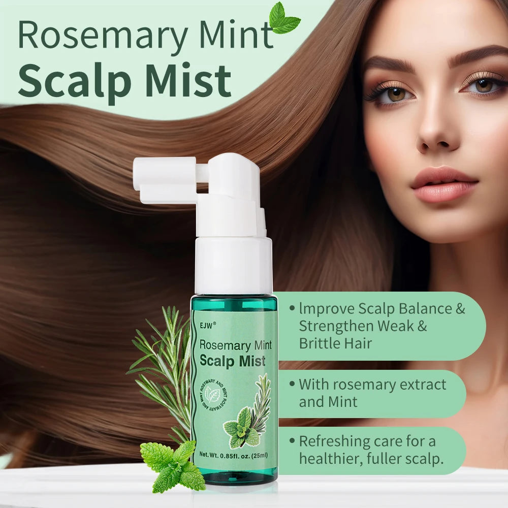 Hair Growth Spray,Scalp Scrub,Rosemary Scalp Exfoliator Scrub Shampoo,Hair Booster Serum,Strengthens Hair Roots,Helps Strengthen Eagle Beacon