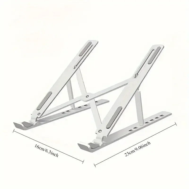 Portable Laptop Stand  Foldable ABS Material, Adjustable Desktop Height, Heat Dissipation, Laptop Stand, Storage Rack laptop arm Eagle Beacon