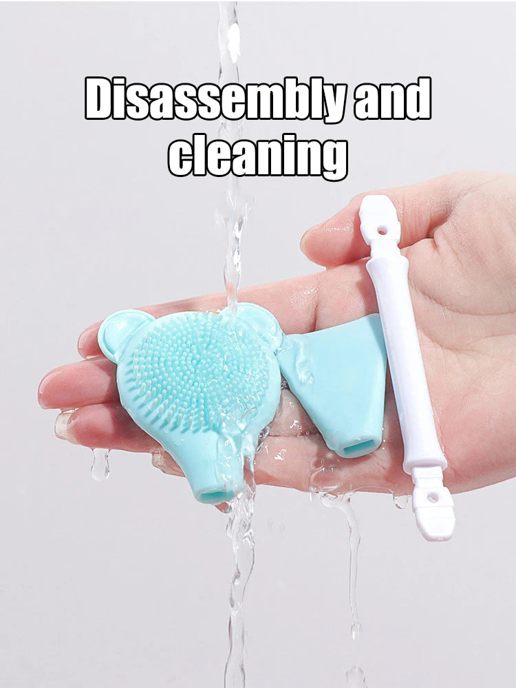 Cleansing Brush 2 In 1 Silicone Mask Brush And Facial Cleaning Brush Are Used For Exfoliation, Massage, Makeup Removal Skin Care Eagle Beacon