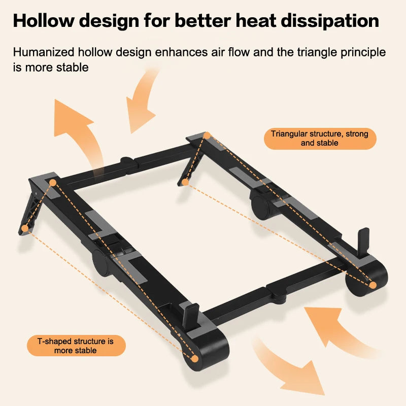 Hot Sale Foldable Laptop Riser Stand For Desk Notebook Support Mini Laptops Keyboard Stands Holder For Tablet Phone Eagle Beacon