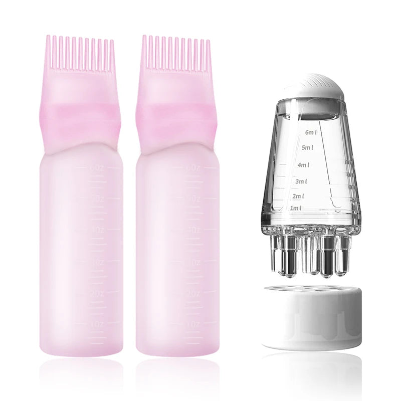 2/3pcs Hair Growth Essential Oil Applicator Bottle & 1ml Scalp Massage Comb Set - Anti-Loss, Scalp Care Tools for All Hair Types Eagle Beacon