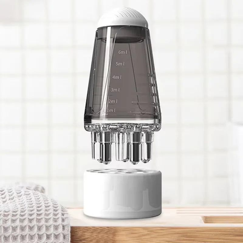 Scalp Applicator Hair Regrowth & Styling Solution Guide Comb Hexagon Head Oil Roller Ball Massage Comb Massage Relaxation Tools Eagle Beacon