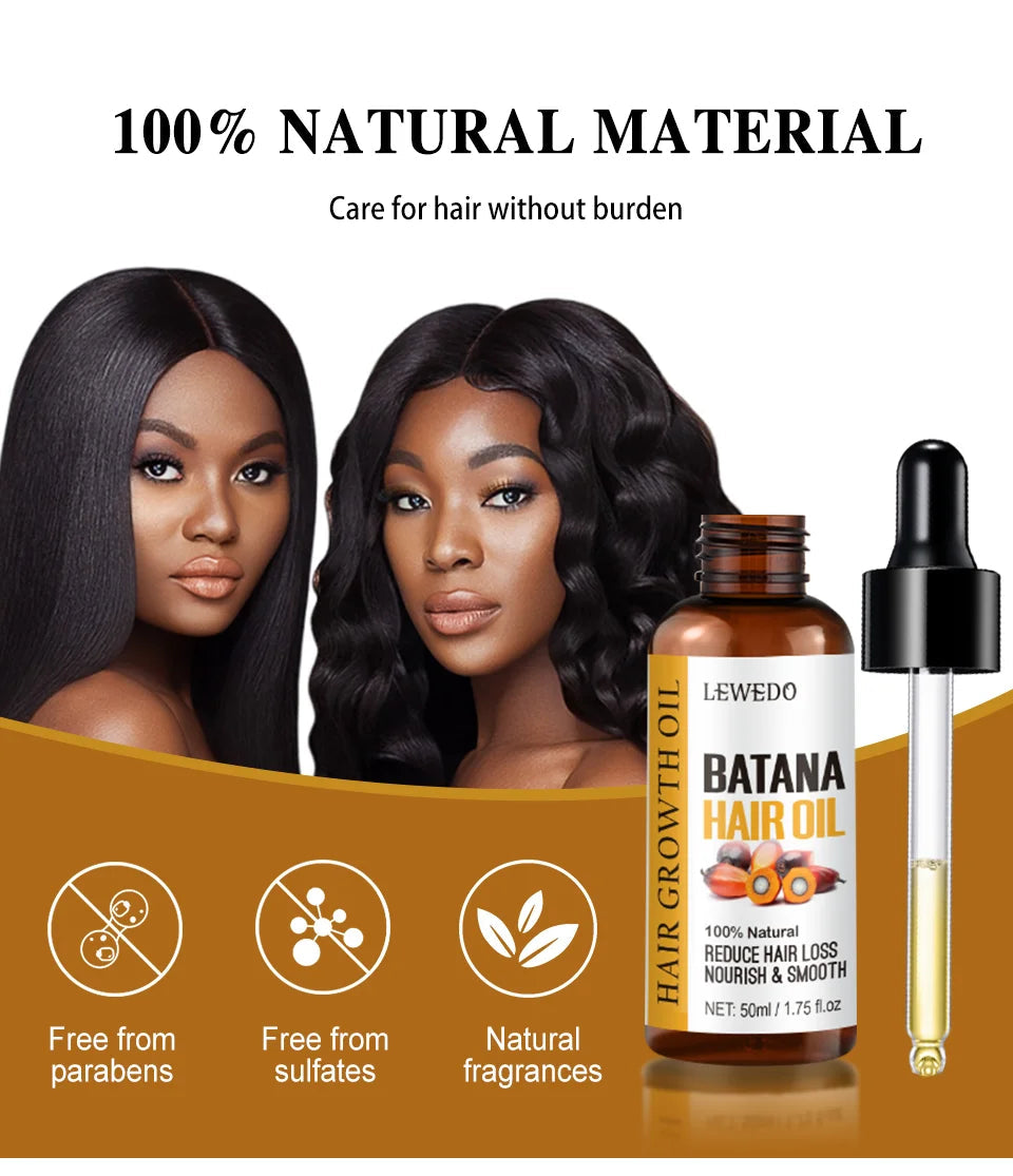 Hair Growth Batana Oil Serum Fast Growing Hair Essential Oil Beauty Hair Care Anti-Hair Loss Essence Natural Repair Damaged Hair Eagle Beacon