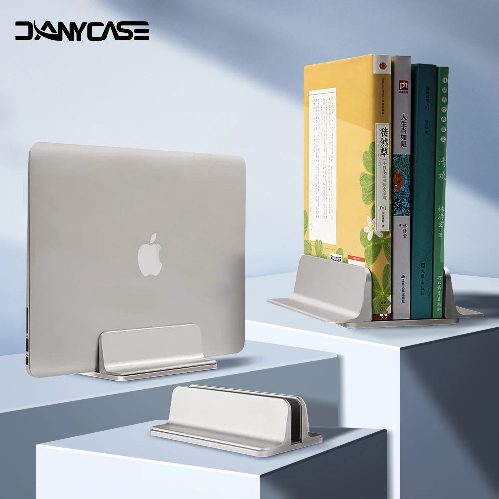 Vertical Laptop Stand Holder Foldable Aluminum Notebook Stand Laptop Tablet Stand Support For Macbook Air Pro PC 13-17 inch Eagle Beacon