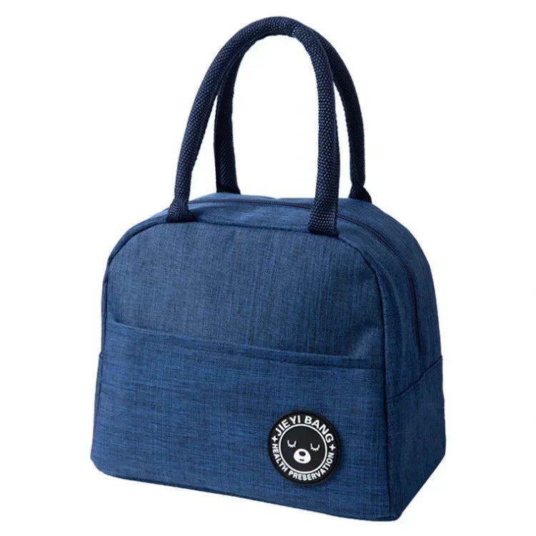 Lunch Bag Lunch Box Thermal Insulated Canvas Tote Pouch Kids School Bento Portable Dinner Container Picnic Food Storage Bags Eagle Aerie