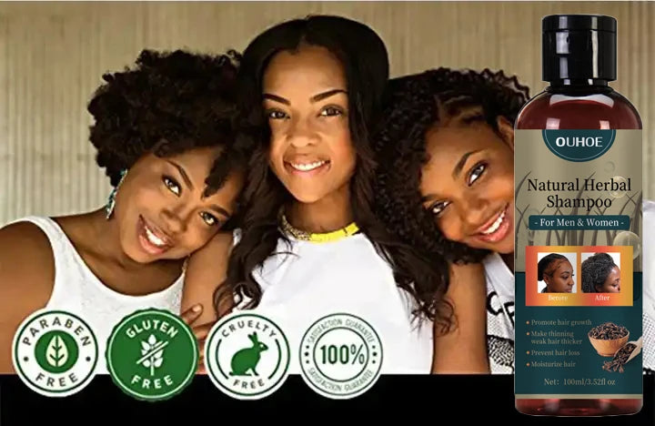 Hair Growth Shampoo Ancient African Hair Growth Formula Extract Powerful Effect Fast Hair Loss Treatment Hair Care 100ml Eagle Beacon