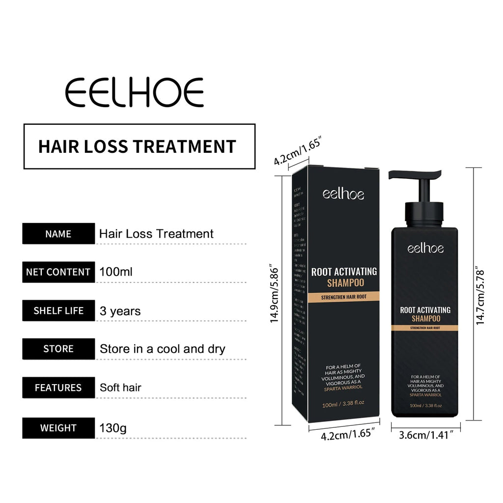Hair Loss Treatment Shampoo Promote Growth Strengthen Hair Roots Scalp Repair Anti Thinning Moisturizing Thickening Hair Care Eagle Beacon