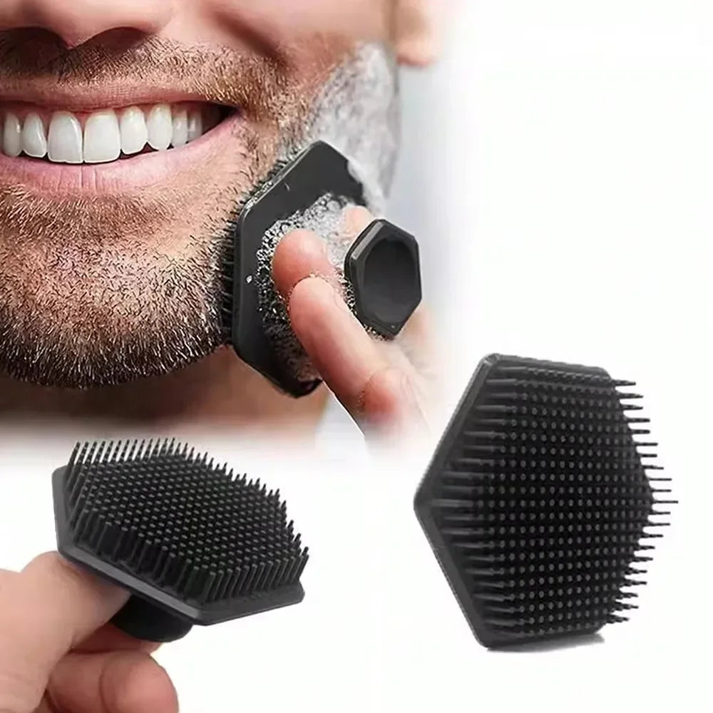 Facial Cleansing Brush Silicone Scrubber Deep Clean Massage Exfoliator For Pore Minimizing Blackhead Removal Shave Men And Women Eagle Beacon