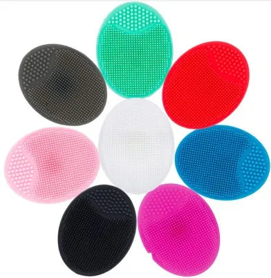 5/20 Pcs Portable Facial Cleansing Brush Deep Cleansing Skin Exfoliating Pore Removing Soft Silicone Brush Face Cleansing Brush Eagle Beacon