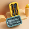 Portable Lunch Box for Kids School Microwave Wheat Straw Dinnerware Bento Box Food Storage Containers  Lunch Bag Bento Eagle Aerie