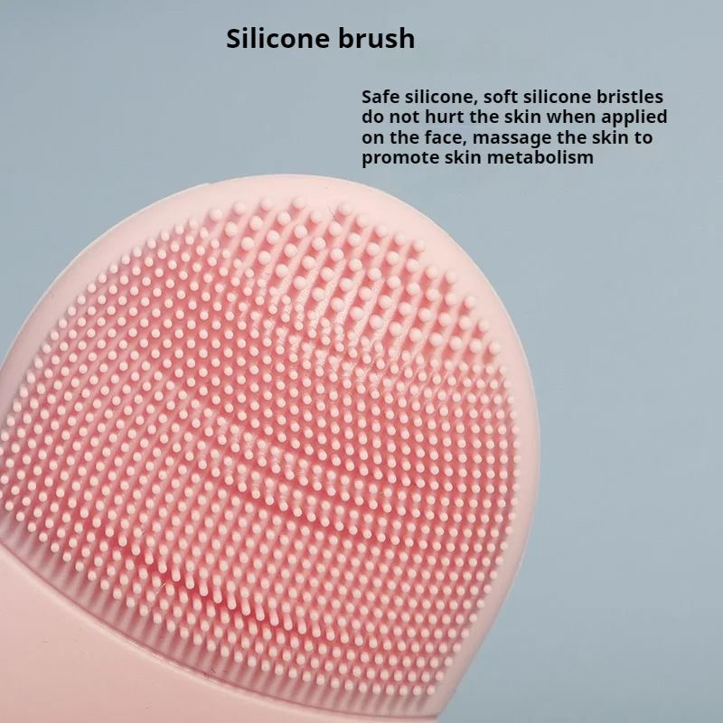 Double Sided Silicone Facial Cleansing Brush Manual Massage Facial Cleanser Brush Soft Bristles Deep Cleaning Exfoliator Tool Eagle Beacon