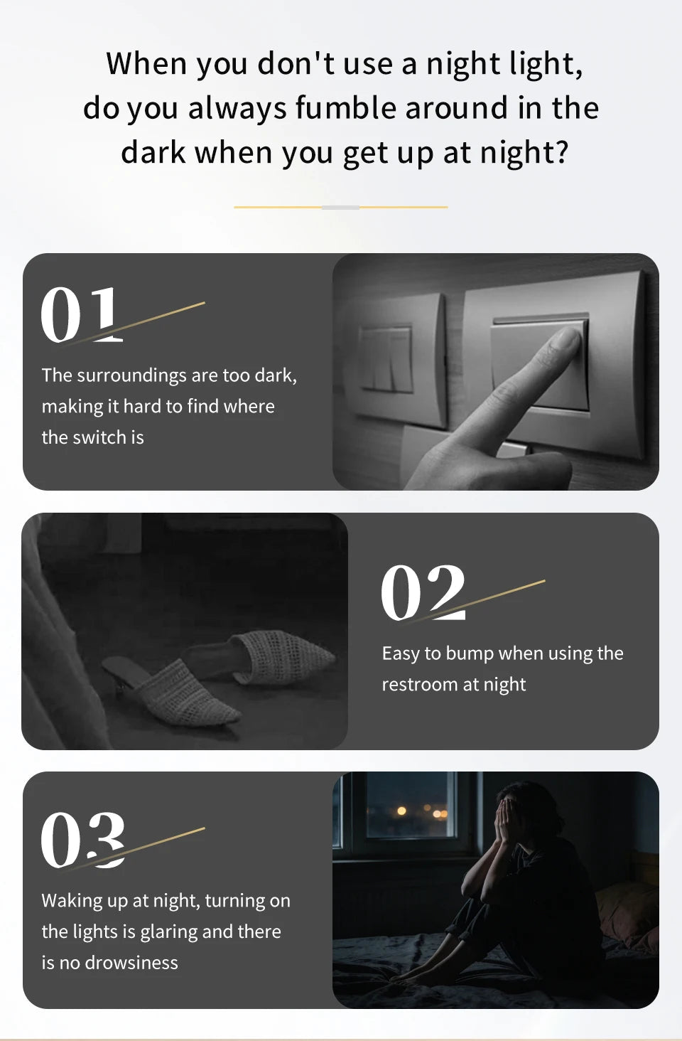Motion Sensor LED Wall Light Rechargeable Double Head Spotlight 3 Colors Wireless Night Lamp For Bedroom Hallway Stair Ambient Eagle Beacon