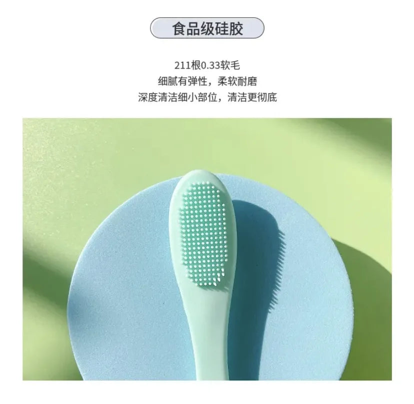 Facial Cleansing Brush Black Head Removal Brush Blackhead Double-sided Massage Brushes Beauty Cleaning Tool Facial Nasal Scrub Eagle Beacon