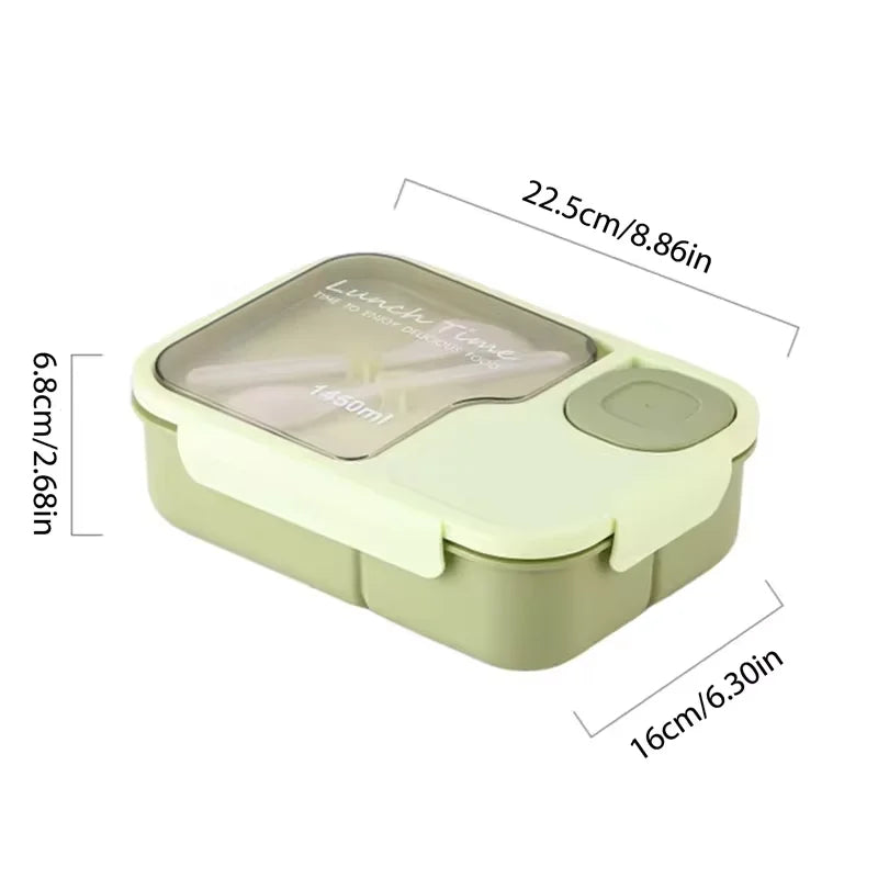 Kid's Bento Lunch Box with Tableware, Lunch Box Microwaveable Bento Box with Tableware Heated, Sandwich, Snack, Food Storage, Eagle Aerie