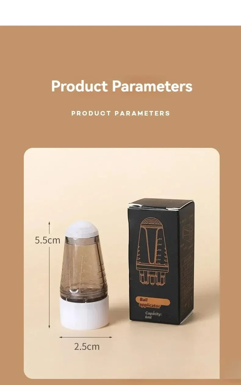 Scalp Applicator Hair Regrowth & Styling Solution Guide Comb Hexagon Head Oil Roller Ball Massage Comb Massage Relaxation Tools Eagle Beacon