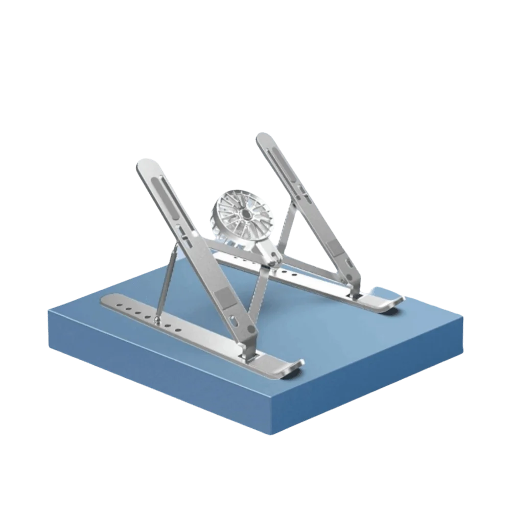 Foldable Laptop Cooler Stand Portable Stand With Fans Laptop Desktop Bracket Stable Adjustable Stand Folding Laptop Stand Eagle Beacon