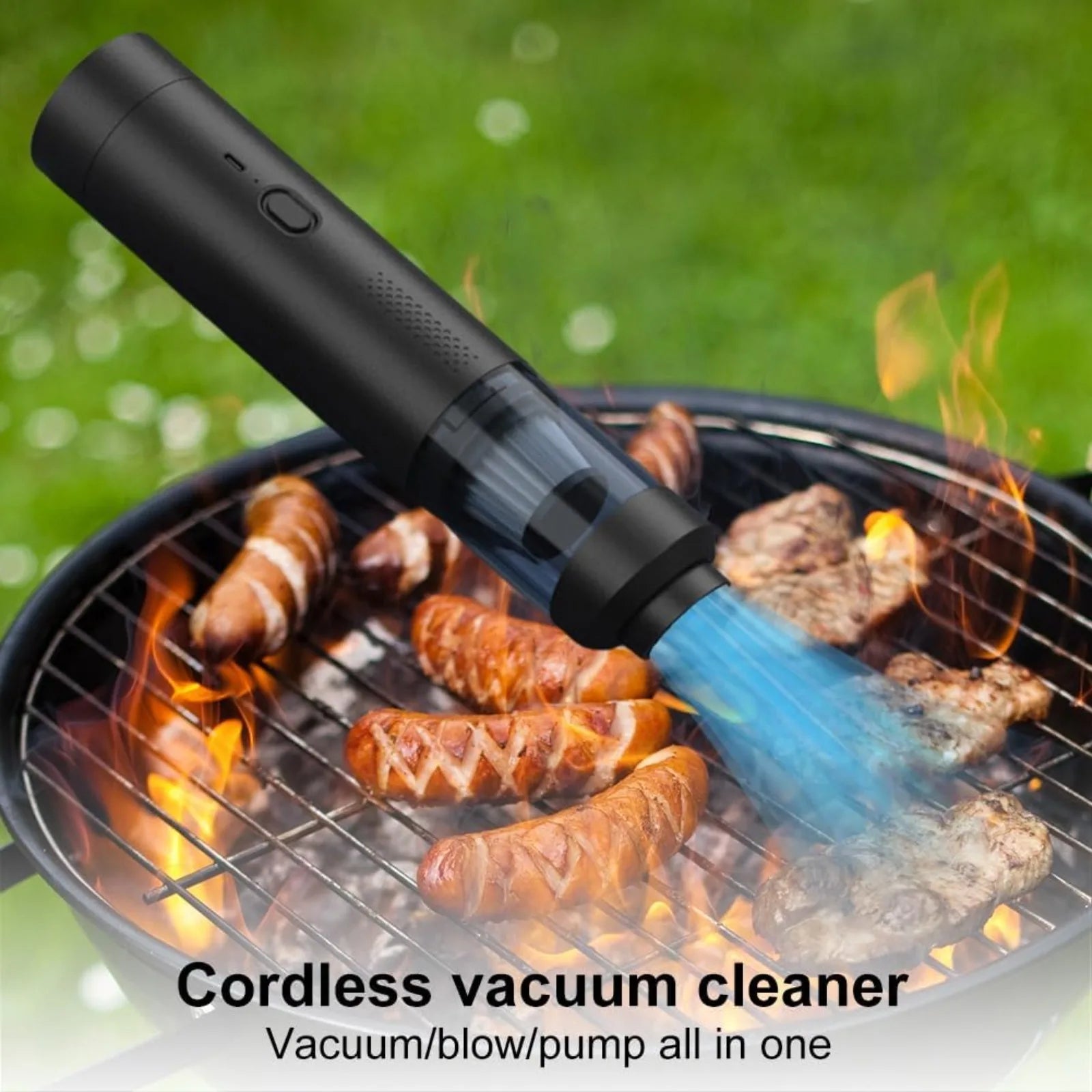 Portable Car Vacuum Cleaner: Mini Handheld Cordless Cleaner with Blower Function, Powerful Suction, and Brushless Motor Eagle Beacon