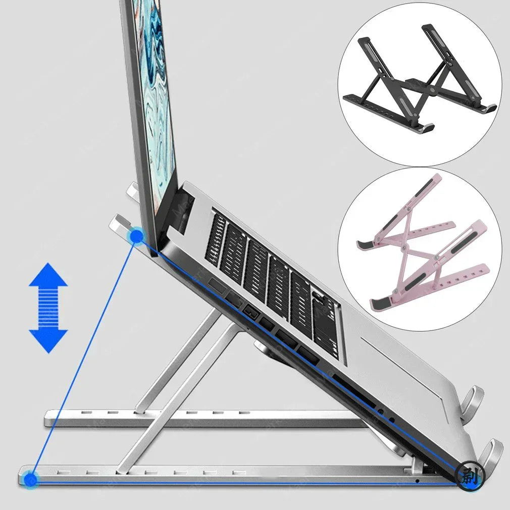 Portable foldable computer monitor stand, adjustable laptop stand, suitable for small-sized tablet dock accessories Eagle Beacon