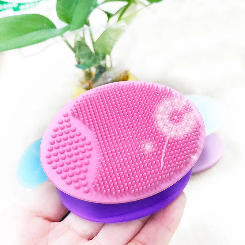 5/20 Pcs Portable Facial Cleansing Brush Deep Cleansing Skin Exfoliating Pore Removing Soft Silicone Brush Face Cleansing Brush Eagle Beacon
