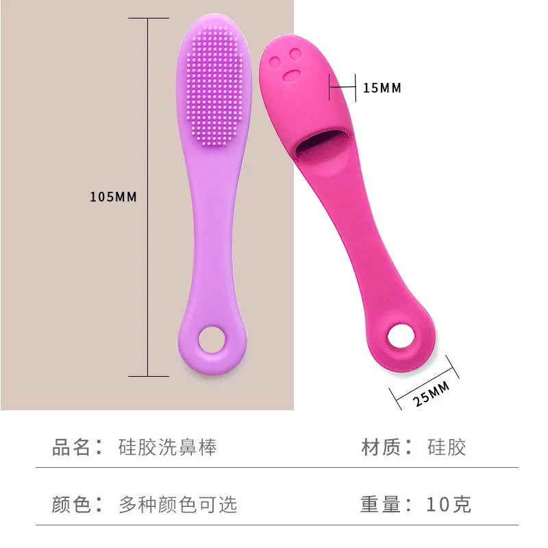 Facial Cleansing Brush Black Head Removal Brush Blackhead Double-sided Massage Brushes Beauty Cleaning Tool Facial Nasal Scrub Eagle Beacon