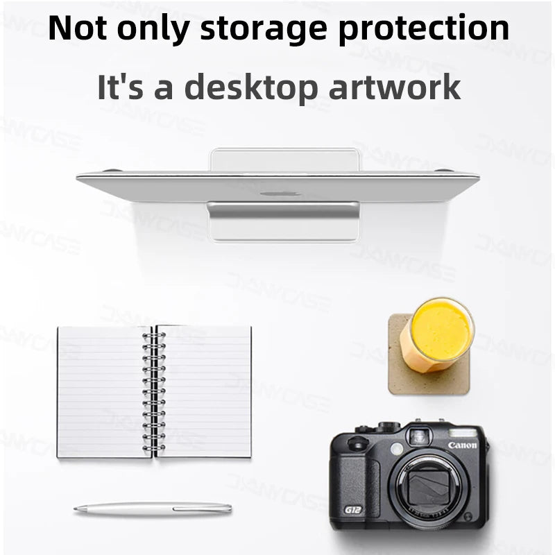 Vertical Laptop Stand Holder Foldable Aluminum Notebook Stand Laptop Tablet Stand Support For Macbook Air Pro PC 13-17 inch Eagle Beacon