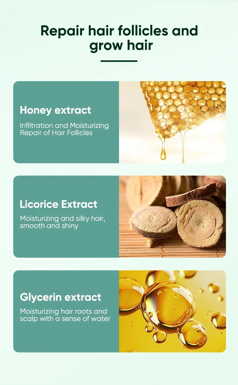 7 Days Ginger Hair Growth Serum Fast Promote Hair Regrowth Products Anti Hair Loss Repair Scalp Baldness Nourish Hair Root Care Eagle Beacon