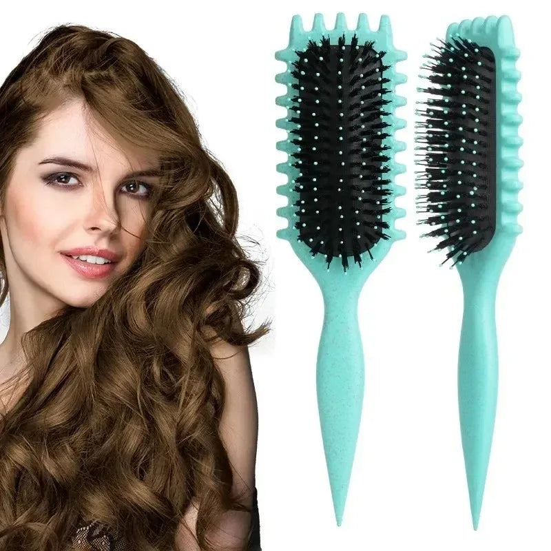 Salon Styling Curly Hair Styling Brush Curl Hair Brush for Combing and Shaping Men's and Women's Curls Reduce Pulling Tools Eagle Beacon