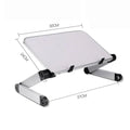 Laptop Stand Foldable Adjustable Notebook Stand Alloy Laptop Desk Computer Table Holder Tray Notebook PC Folding Desk Eagle Beacon