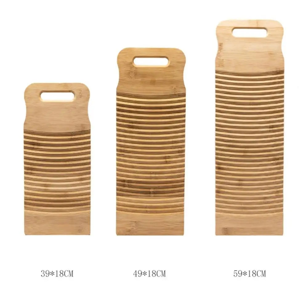 Eco-friendly Practical Rectangle Bamboo Portable Durable Clothes Cleaning Tools Laundry Board Scrubboards Washboard Eagle Aerie