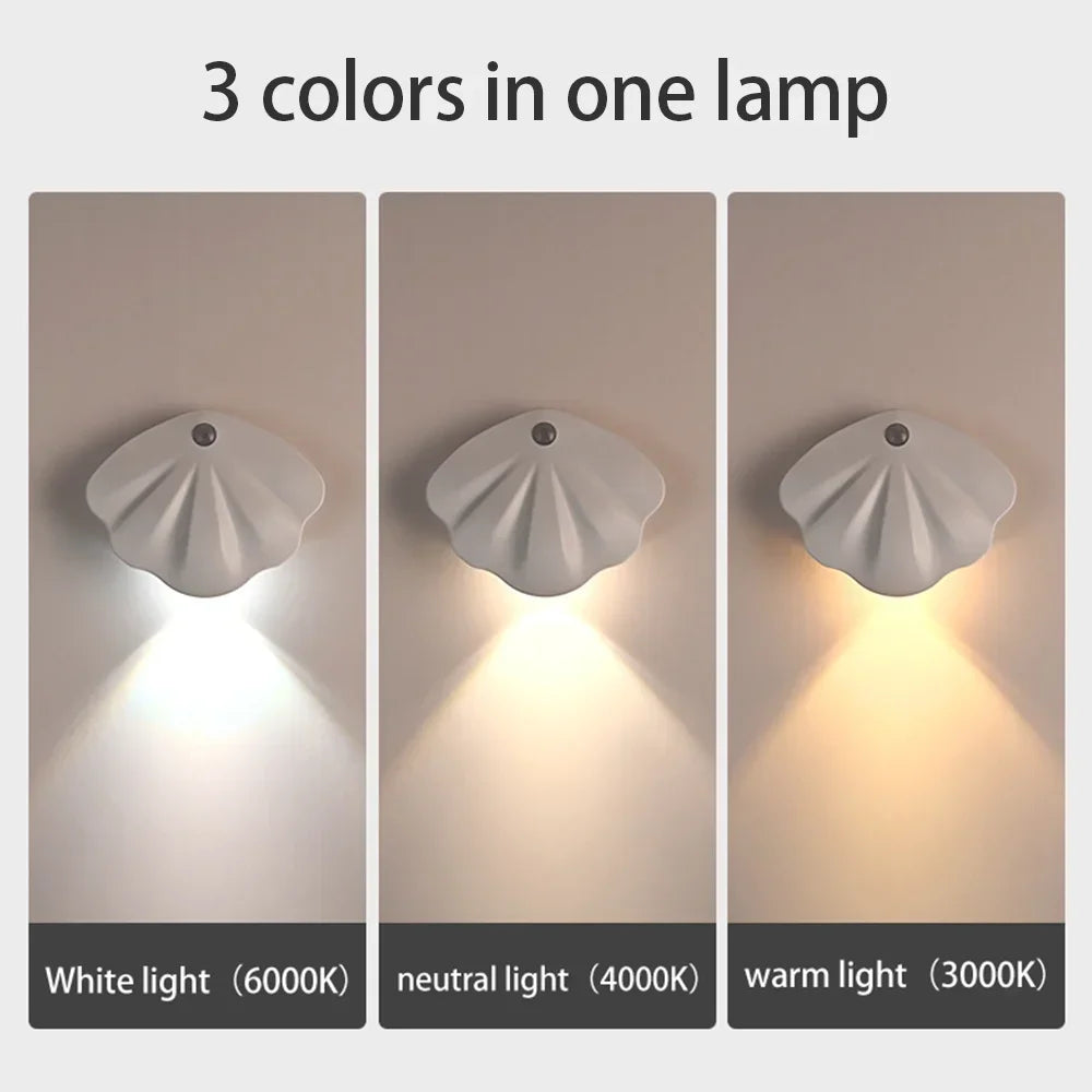Motion Sensor Light Night Light USB Type-C Rechargeable For Kitchen Bedroom Mural Living Room Interior Lighting Decor Wall Lamps Eagle Beacon