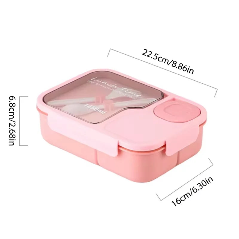 Kid's Bento Lunch Box with Tableware, Lunch Box Microwaveable Bento Box with Tableware Heated, Sandwich, Snack, Food Storage, Eagle Aerie