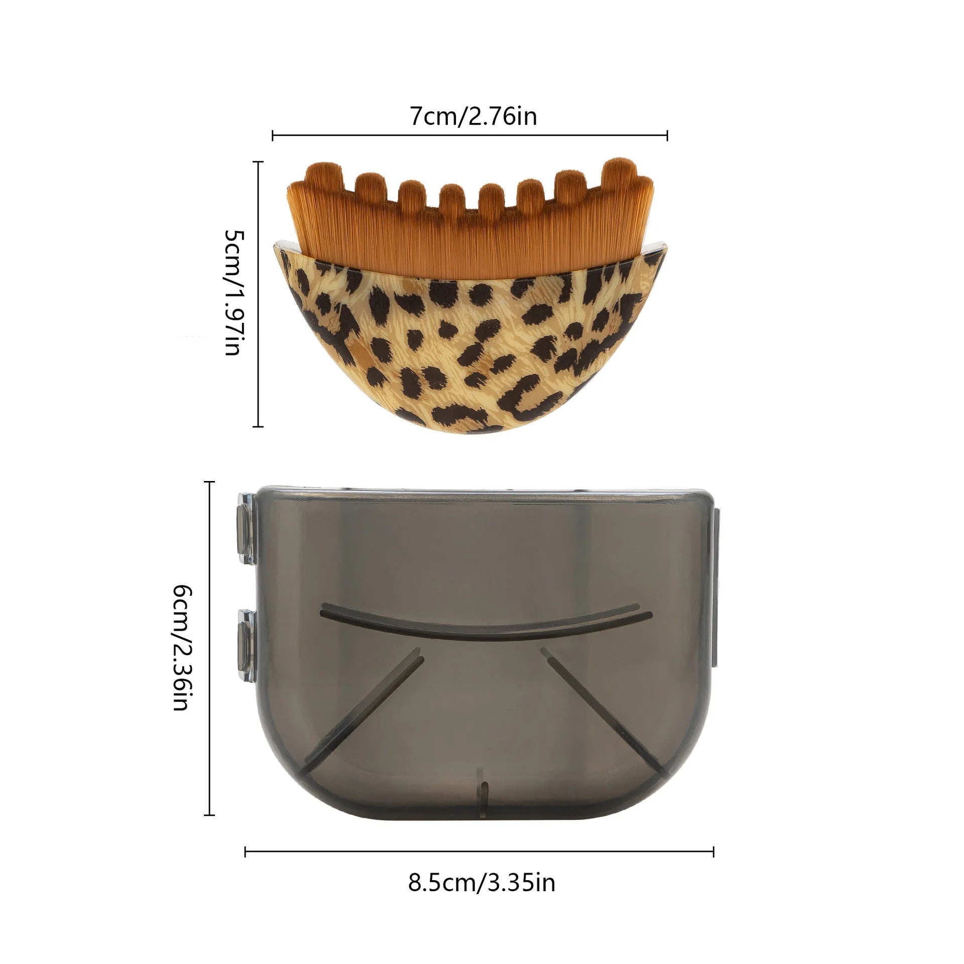 Portable Dry Facial Brush Soft Bristles Contoured Lymphatic Massage Tool Face Sculpting Device Home Spa Gentle Exfoliation Brush Eagle Beacon