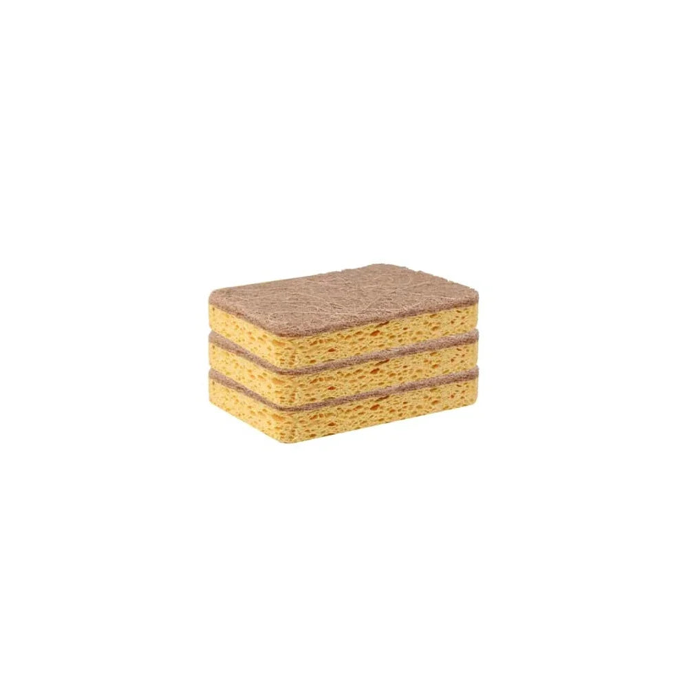 Biodegradable compostable cellulose and coconut scrubbing sponge -6 eco-friendly sponge tableware pieces ﻿ Eagle Aerie