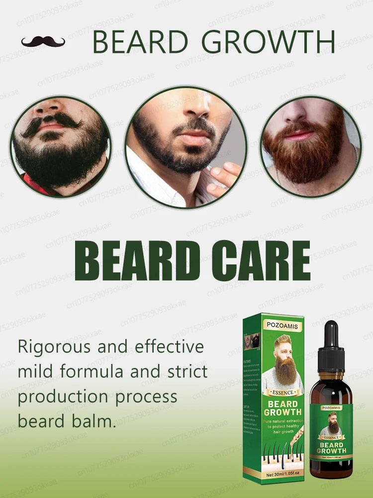 The most effective beard growth essence in 2025, grow a thick beard in 7 days. Chest hair, leg hair, beard and hair growth Eagle Beacon