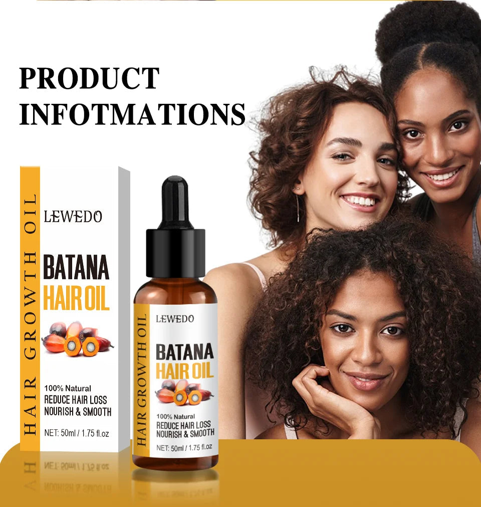 Hair Growth Batana Oil Serum Fast Growing Hair Essential Oil Beauty Hair Care Anti-Hair Loss Essence Natural Repair Damaged Hair Eagle Beacon