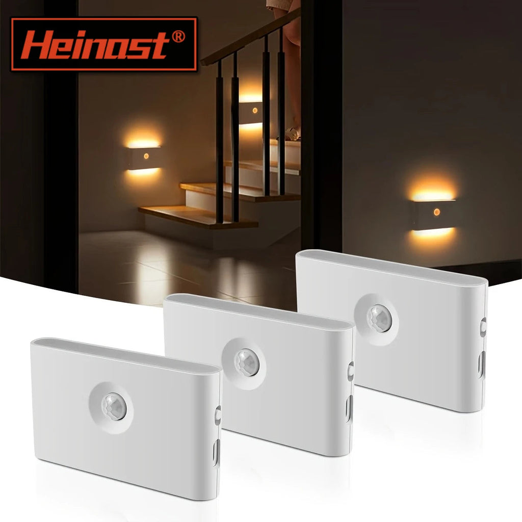 Motion Sensor Smart Led Night Light, Square Lens Eye Protection Bedside Lamp,for Wardrobe,Living Room,Bedroom,Staircase,Camping Eagle Beacon